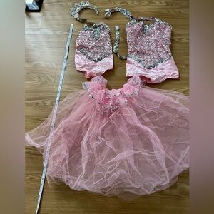 Pretty Pink XS & S Girls Dance Costume